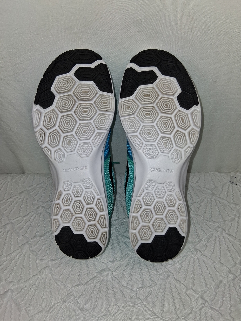 Nike Bl Joux  Teal and Aqua Runner Sneakers Size 6 - Picture 14 of 15